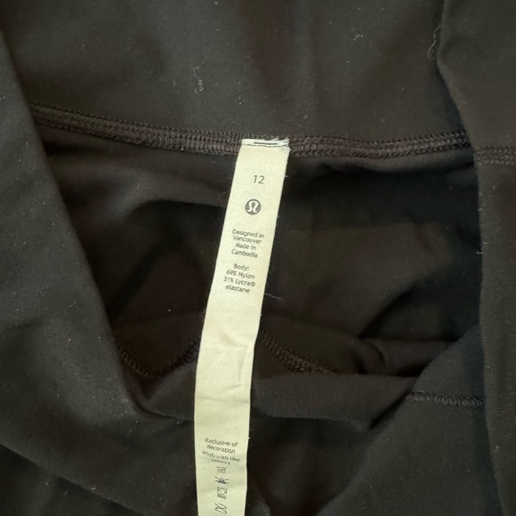 Lululemon - Wunder Under 28” - Black - Picture 5 of 5